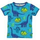 Mønstret T-shirt Med Dinosauruser Blue Atoll
