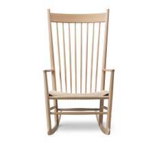 Fredericia Furniture - Wegner J16 Rocking Chair, Såpad ek, Naturfärgad sits