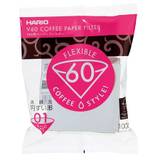 Hario V60 Kaffefiltre Papir Hvid 1-kops 100 stk. (VCF-01-100W)