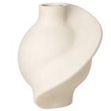 Louise Roe Pirout 01 Vase 25 Cm - Vaser Keramik Raw White - 10160-9-36