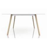 MAGIS BOUROULLEC PILO TABLE Hvid bordplade & bordben i ask natur-længde 160 cm & bredde 85 cm