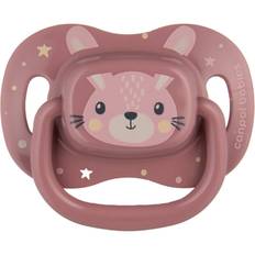 Canpol babies Cute Animals Soother 18m+ sut Pink 1 stk.