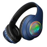 Bluetooth Stereo Høretelefoner m/mikrofon (flere farver) (farve:: Blå)