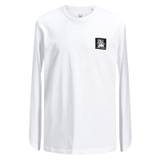 Jack & Jones JR t-shirt l/s, Space, white - 140,10år