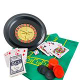 5-i-1 Casino spillepakke (roulette, poker, black jack, craps, poker terninger)