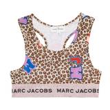 Marc Jacobs Kids Leopard-print cropped top - multicoloured - 152