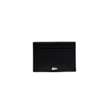 Lacoste Leather Card Holder Black - ONE-SIZE