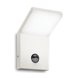 STYLE Væglampe med sensor i aluminium og kunststof H17 cm 1 x 9,5W LED - Hvid