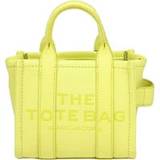 Læder håndtaske i citrongul Yellow ONE SIZE