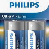 Philips batteri Ultra Alkaline D – LR20 2-blister