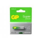 Batteri GP Super Alkaline AAA 4-pak,40 stk/pk