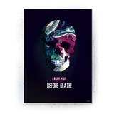 Plakat / canvas / akustik: Skull (Colorize / Love)
