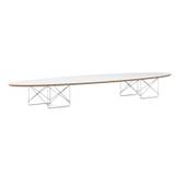 Vitra Eames Elliptical Table ETR Hvid, Stel Forkromet