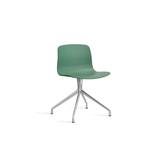 HAY AAC 10 About A Chair SH: 46 cm - Polished Aluminium/Teal Green
