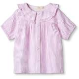 Fliink Cloud Dancer Pink Stripe Ciao Stripe SS Skjorte - Str. 5 år/110 cm