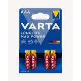 Varta Alkaline Batteri AAA 1.5 V Longlife Max Power 4-pack