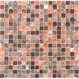 Krystalmosaik Arredo Exclusive Stone Autumn Red Blank 1,5x1,5 cm (30x30cm)