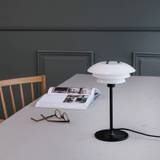 Dyberg Larsen DL20 bordlampe, glasskærm, sort