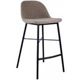 Jade barstol i bomuld H93 cm - Sort/Grå