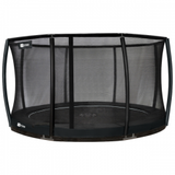 Etan Premium rund nedgravet trampolin med sikkerhedsnet - sort Ø 360 cm (12ft)