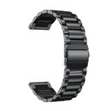 Huawei Watch GT 2 42mm / Garmin Forerunner 245 Music - Rustfrit stål urrem 20mm - Sort
