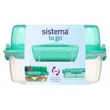 Sistema Lunch Stack Square 1,24l. - Madkasse