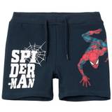 Navy - Dark Sapphire - Name it - lange - Sweat - Shorts - Spiderman - 13227690