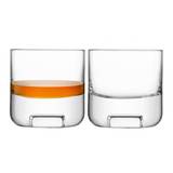 Lsa International Cask Whiskeyglas 2-pak 24 Cl - Whisky & Cognac Mundblæst Glas Klar - LKC01