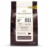 Callebaut chokolade mørk, 2,5 kg (54,5%) Recipe N° 811 - OBS: på lager 26-04-2024