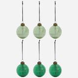 House Doctor-Christmas decorations, lolli, green-dia: 6 cm - Green / Glass , Metal