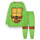 Teenage Mutant Ninja Turtles Boys Printed Long Pyjama Set - 6-7 Years / Green