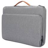 MA069 - Premium sleeve til MacBook/laptop 13.3-14 op til str. 37x26 cm - Lysegrå