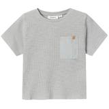 Lil' Atelier - Organic NMMHonjo t-shirt - Grå - str. 6 år/116 cm