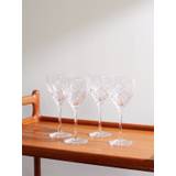 Soho Home - Barwell Set of Four Crystal Red Wine Glasses - Men - Neutrals