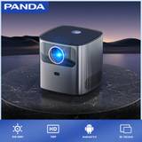 SHEIN Panda Ak28 4k Deep Grey Projector With Android9.0, 150 Inches, Portable, Home Entertainment, , Wifi