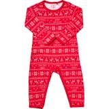 Crazy Christmas baby nattøj str. 62 - rød (På lager i et varehus)