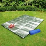 SHEIN Camping Mat Foam Foil Blanket For Camping Foam Pad Insulating Foil Mat Sleeping Tent Pad Thermal Aluminum Camping Mat For Reflecting Heat