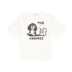 The Animals Observatory Rooster cotton jersey T-shirt - white - 98