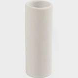 Vase, H: 11 cm. Hvid. Klar til dekoration