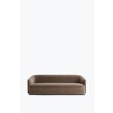 New Works Covent Sofa Narrow 3 Seater SH: 42 cm - Astrid Velvet Baby Mohair Mullvad
