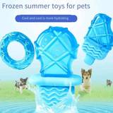SHEIN Summer Cool Dog Popsicle, Pet Product For Heatstroke Relief, Water Injection Freezing Stick, Ice Dog Chew Toy 1pc