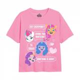 My Little Pony Girls Texting Ponies T-Shirt - 5-6 Years / Light Pink