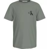 Calvin Klein T-Shirt - Chest Monogram - Meteor Green - Calvin Klein - 8 år (128) - T-Shirt