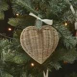 Rattan hjerte – Ornament Rustic Rattan Loving Heart