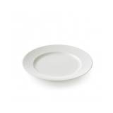 Aida Groovy Stoneware - Frokosttallerken 21 cm, hvid (mat)