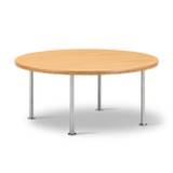 Fredericia Furniture Wegner Ox Table Ø: 80 cm H: 35 cm - Stål/Olieret Eg