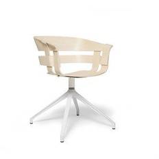 Design House Stockholm stol - Wick stol i ask sæde/hvide ben