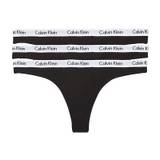 Calvin Klein Carousel Thong 3-pack - M / Black