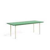 HAY Two Colour Table 200x90 cm - Ivory Powder / Mint Green