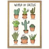 Plakat - World of Cactus